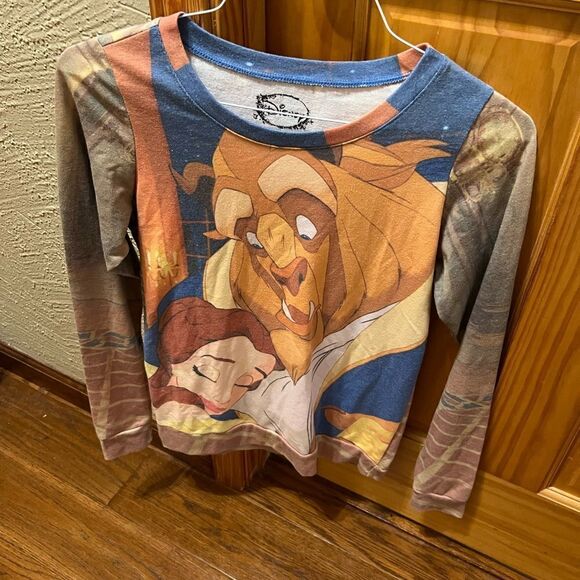 Disney Beauty and the Beast size medium long sleeve shirt - Picture 1 of 5